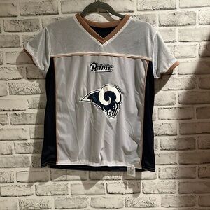 Boys Los Angeles Rams reversible flag football jersey.​​​​​​​​